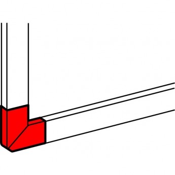 Угол LEGRAND плоский 90° для односекционных кабель-каналов DLP 65х150 белый Угол LEGRAND плоский 90° для односекционных кабель-каналов DLP 65х150 белый
