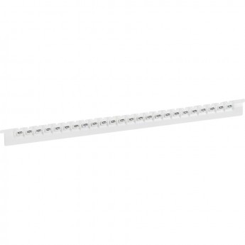 Маркер LEGRAND Memocab ширина 2,3 мм чёрная маркировка на белом фоне цифра 6