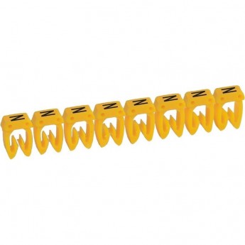 Маркер LEGRAND CAB 3 для кабеля 0,15-0,5 мм² заглавная буква N