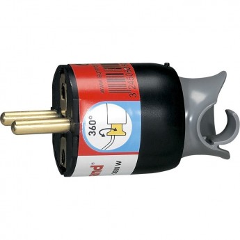 Вилка LEGRAND 2К+3 серия Элиум 16 А с поворотным механизмом винтовой зажим чёрный Вилка LEGRAND 2К+3 серия Элиум 16 А с поворотным механизмом винтовой зажим чёрный