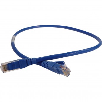 Шнур коммутационный LEGRAND RJ 45 категория 6 U/UTP PVC не экранированный 0,5 м голубой Шнур коммутационный LEGRAND RJ 45 категория 6 U/UTP PVC не экранированный 0,5 м голубой