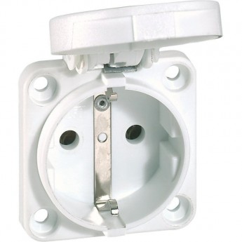 Встраиваемая розетка бытового назначения LEGRAND с уменьшенным фланцем P17 Tempra Pro немецкий стандарт со шторками синий Встраиваемая розетка бытового назначения LEGRAND с уменьшенным фланцем P17 Tempra Pro немецкий стандарт со шторками синий