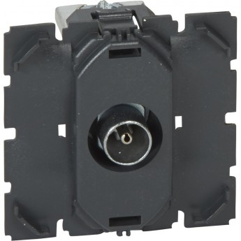 Розетка LEGRAND TV (штекер) 0-2 400 Mгц Программа Celiane черный Розетка LEGRAND TV (штекер) 0-2 400 Mгц Программа Celiane черный