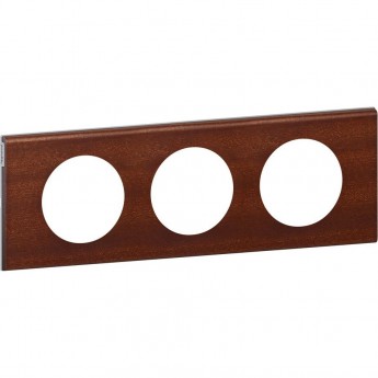 Рамка LEGRAND Celiane 3 поста Орех Рамка LEGRAND Celiane 3 поста Орех