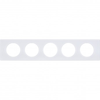 Рамка LEGRAND Celiane 5 постов смальта белая глина Рамка LEGRAND Celiane 5 постов смальта белая глина