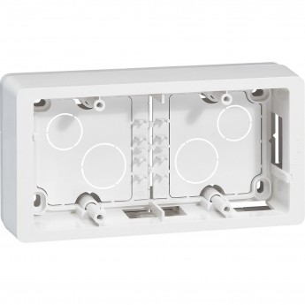 Коробка LEGRAND Celiane для накладного монтажа 2-местная белый Коробка LEGRAND Celiane для накладного монтажа 2-местная белый