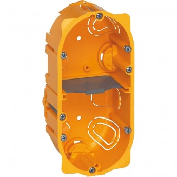 Коробка многоместная LEGRAND Batibox для сухих перегородок 2-местная 4/5 модулей глубина 50 Коробка многоместная LEGRAND Batibox для сухих перегородок 2-местная 4/5 модулей глубина 50