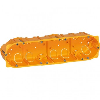 Коробка многоместная LEGRAND Batibox для сухих перегородок 4-местная 8/10 модулей глубина 50 Коробка многоместная LEGRAND Batibox для сухих перегородок 4-местная 8/10 модулей глубина 50