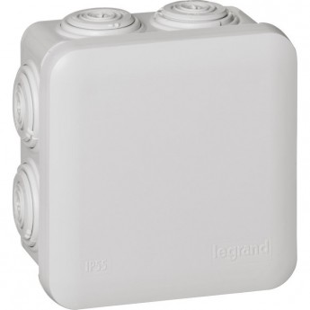Коробка LEGRAND Plexo IP55 80х80х45мм белый Коробка LEGRAND Plexo IP55 80х80х45мм белый