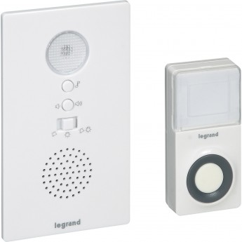 Звонок беспроводной LEGRAND набор "Максимум" 36 мелодий световой сигнал Звонок беспроводной LEGRAND набор "Максимум" 36 мелодий световой сигнал