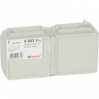 Монтажная коробка LEGRAND для выдвижного розеточного блока 6 модулей пластик Монтажная коробка LEGRAND для выдвижного розеточного блока 6 модулей пластик