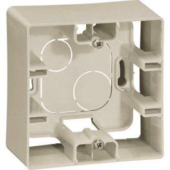 Коробка LEGRAND Etika накладного монтажа 1 пост слоновая кость Коробка LEGRAND Etika накладного монтажа 1 пост слоновая кость