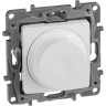 Светорегулятор LEGRAND поворотный без нейтрали 300Вт Etika белый 672219