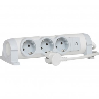 Многорозеточный блок LEGRAND 'Комфорт' 3 x 2К+З с кабелем длиной 1,5 м белый Многорозеточный блок LEGRAND 'Комфорт' 3 x 2К+З с кабелем длиной 1,5 м белый