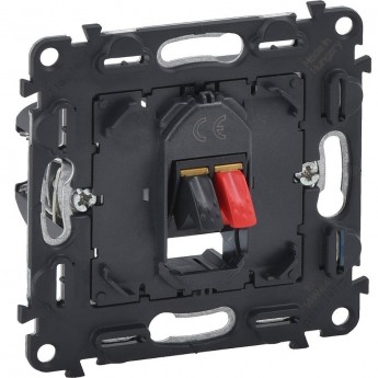 Аудиорозетка LEGRAND Valena IN'MATIC с пружинными зажимами одиночная Аудиорозетка LEGRAND Valena IN'MATIC с пружинными зажимами одиночная