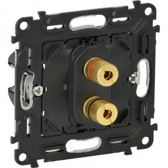 Аудиорозетка LEGRAND Valena IN'MATIC с винтовыми зажимами "банан" одиночная Аудиорозетка LEGRAND Valena IN'MATIC с винтовыми зажимами "банан" одиночная