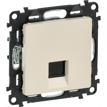 Информационная розетка LEGRAND Valena LIFE одиночная RJ45 Кат.5е UTP с лицевой панелью слоновая кость Информационная розетка LEGRAND Valena LIFE одиночная RJ45 Кат.5е UTP с лицевой панелью слоновая кость