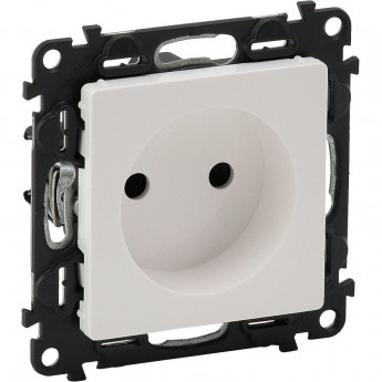 Силовая розетка LEGRAND Valena LIFE 2К 16А 250В c лицевой панелью с защитными шторками безвинтовые зажимы белый Силовая розетка LEGRAND Valena LIFE 2К 16А 250В c лицевой панелью с защитными шторками безвинтовые зажимы белый