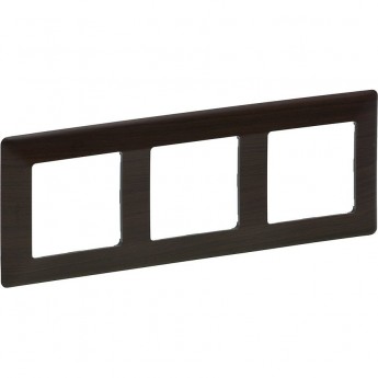 Рамка LEGRAND Valena LIFE "Темное дерево", 3-постовая универсальная, дерево Рамка LEGRAND Valena LIFE "Темное дерево", 3-постовая универсальная, дерево