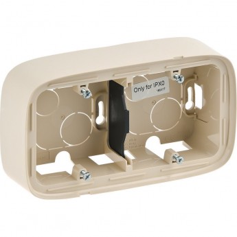 Коробка LEGRAND Valena ALLURE для накладного монтажа 2-постовая слоновая кость Коробка LEGRAND Valena ALLURE для накладного монтажа 2-постовая слоновая кость