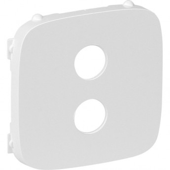 Лицевая панель LEGRAND Valena ALLURE для аудиорозетки "банан" одиночной белый Лицевая панель LEGRAND Valena ALLURE для аудиорозетки "банан" одиночной белый