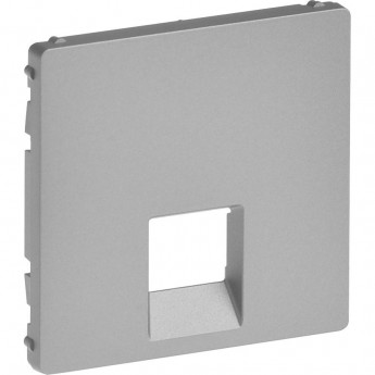 Лицевая панель LEGRAND Valena LIFE для одиночных телефонных/информационных розеток алюминий Лицевая панель LEGRAND Valena LIFE для одиночных телефонных/информационных розеток алюминий