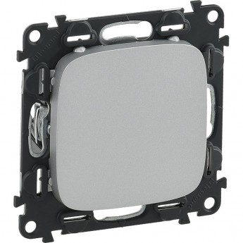 Заглушка LEGRAND Valena ALLURE с суппортом с лицевой панелью алюминий Заглушка LEGRAND Valena ALLURE с суппортом с лицевой панелью алюминий