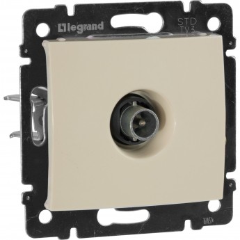 ТВ розетка LEGRAND Valena проходная 14 дБ 2400 МГц слоновая кость ТВ розетка LEGRAND Valena проходная 14 дБ 2400 МГц слоновая кость