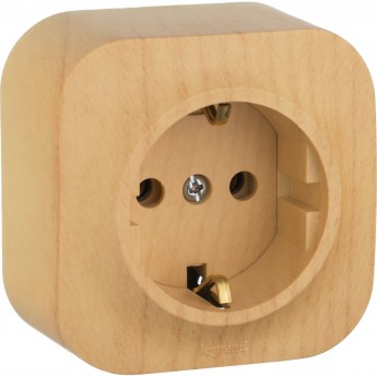 Розетка LEGRAND 2К+З без шторок 16 A 250 В Quteo IP 20 дерево Розетка LEGRAND 2К+З без шторок 16 A 250 В Quteo IP 20 дерево