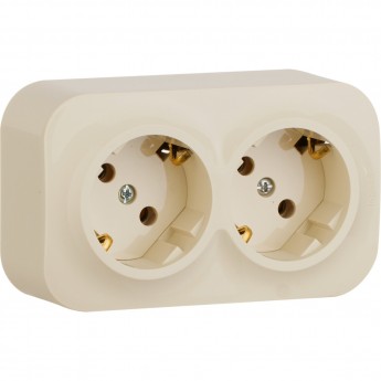Розеточный блок LEGRAND 2 x 2К+З без шторок 16 A 250 В Quteo IP 20 слоновая кость Розеточный блок LEGRAND 2 x 2К+З без шторок 16 A 250 В Quteo IP 20 слоновая кость