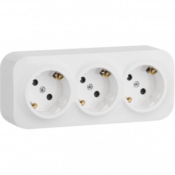 Розеточный блок LEGRAND 3 x 2К+З с защитными шторками 16 A 250 В Quteo IP 20 белый Розеточный блок LEGRAND 3 x 2К+З с защитными шторками 16 A 250 В Quteo IP 20 белый