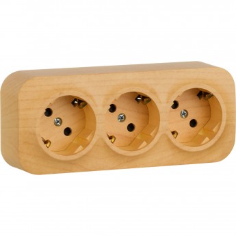 Розеточный блок LEGRAND 3 x 2К+З с защитными шторками 16 A250 В Quteo IP 20 дерево Розеточный блок LEGRAND 3 x 2К+З с защитными шторками 16 A250 В Quteo IP 20 дерево