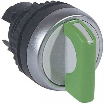 Головка тумблера LEGRAND OSMOZ с рукояткой 3п зеленая 45 градусов