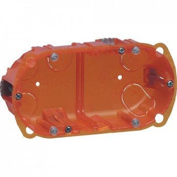 Коробка 2-местная LEGRAND Batibox 4/5 модулей, вертикальный/горизонтальный монтаж Коробка 2-местная LEGRAND Batibox 4/5 модулей, вертикальный/горизонтальный монтаж