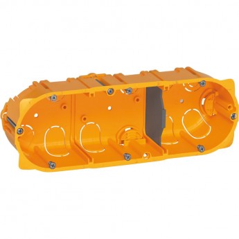 Коробка 3-местная LEGRAND Batibox для сухих перегородок, 6/8 модулей Коробка 3-местная LEGRAND Batibox для сухих перегородок, 6/8 модулей