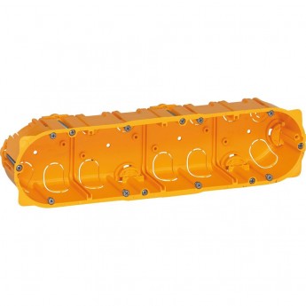 Коробка 4-местная LEGRAND Batibox для сухих перегородок, 8/10 модулей Коробка 4-местная LEGRAND Batibox для сухих перегородок, 8/10 модулей