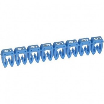 Маркер LEGRAND CAB 3 для кабеля 4-6 мм² цифра "6", синий