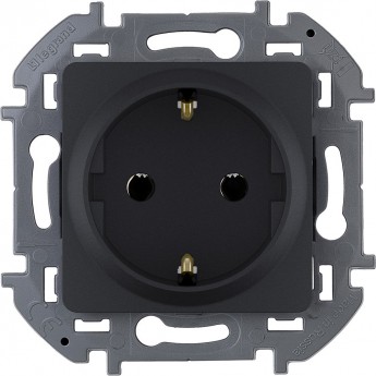 Розетка 2К+З LEGRAND INSPIRIA немецкий стандарт 16 А 250 Втантрацит Розетка 2К+З LEGRAND INSPIRIA немецкий стандарт 16 А 250 Втантрацит