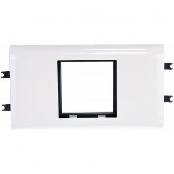 Суппорт LEGRAND Mosaic - для кабель-каналов DLP с шириной крышки 65 мм - 2 модуля, белый Суппорт LEGRAND Mosaic - для кабель-каналов DLP с шириной крышки 65 мм - 2 модуля, белый