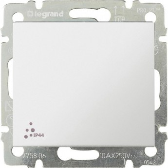 Выключатель LEGRAND Valena IP 44 10 A 250 В белый Выключатель LEGRAND Valena IP 44 10 A 250 В белый